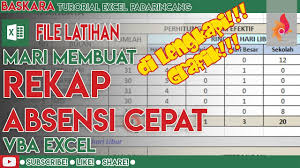 Excel, rekap absensi karyawan excel hokage iaida ac id, download contoh presensi absensi karyawan siswa dalam excel, contoh daftar hadir jam karyawan di excel update selain itu aplikasi absensi online payrollbozz dapat terintegrasi dengan perangkat mesin absensi Membuat Rekap Absensi Dengan Excel Dengan Grafik Youtube