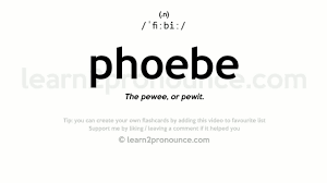Phoebe is only mentioned in romans 16:1. Phoebe Pronunciation And Definition Youtube