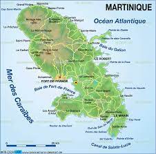 Samtliga av stadens cirka 30 000 invånare dog, med undantag för tre personer. Karte Von Martinique Insel In Frankreich Welt Atlas De