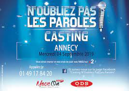 Sur une année entière, 600 candidats participent au jeu télévisé. Vous Aimez Chanter Participez Au Casting De N Oubliez Pas Les Paroles A Annecy