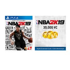 Part of the challenge of a fresh new nba 2k game each year is the grind to get your player to the elusive 99 rating. Nba 2k19 Ps4 And Ps4 Nba 2k19 35000 Vc Pack Download Walmart Canada