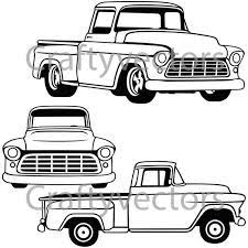 Download Chevrolet 3100 Truck 1956 Vector File Etsy Chevrolet 3100 Chevrolet Trucks Trucks