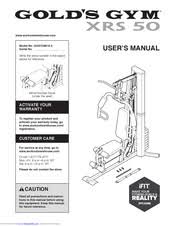 Golds Gym Xrs 50 User Manual Pdf Download