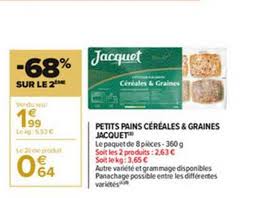 Offre 4 Pains Hot Dog Nature Jacquet Chez Coccinelle Express