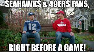 Seahawks And 49ers Fans Right Before Their Game Youtube