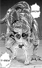 Baki Hanma Tyrannosaurus Rex Style By Sinraipaleodemon1 On Deviantart Manga Art Anime Fight Manga Anime