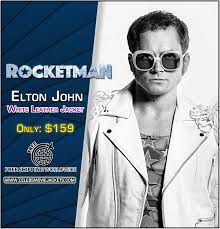 Rocketman Elton John White Leather Jacket White Leather Jacket Leather Jacket White Leather