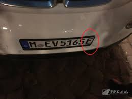 E Kennzeichen Oder Auch Elektrisches Kennzeichen Fur E Autos