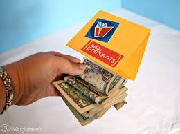 In case of emergency, break glass money frame. Diy Birthday Gift Fun Money Gift Box