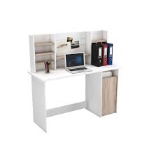 Das besondere an diesem arbeitsplatz ist das integrierte regal mit vier. Schreibtisch Mit Integriertem Schrankchen Und Regalaufsatz