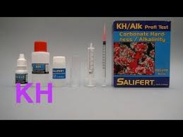 salifert kh carbonate hardness alkalinity profi test youtube