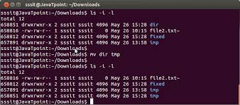 Looking for the definition of mv? Linux Mv Linux Move File Javatpoint