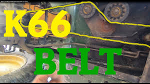 The model l120 john deere riding lawn mower is a versatile machine. K66 Drive Belt Replacement L120 John Deere Youtube