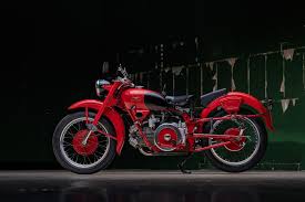 Image result for Red 1952 Motorcycle