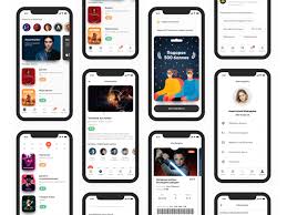 The App For Buying Movie Tickets 모바일 디자인 디자인 모바일