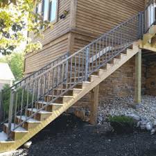Metal, iron or stainless steel. Westbury Tuscany Rail The Deck Store