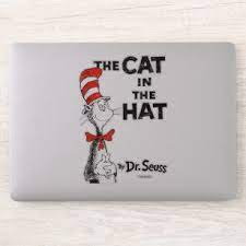 Dr Seuss The Cat In The Hat Book Sticker Design Your Own Stickers Seuss Custom Stickers