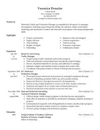 Best Traffic And Production Manager Resume Example Livecareer