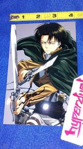 ad_1 levi ackerman | attack on titan. Attack On Titan Levi Ackerman Signed Matthew Mercer Autographed Photo 4x6 B 1843734585