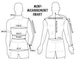 Mens Measurement Form Ravenna Old West