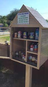 Little Free Pantries Springdale Ar Little Free Pantry Food Pantry Little Free Library Plans
