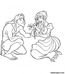Printable Disney Tarzan And Jane Cartoons Coloring Pages Printable Coloring Pages For Kids Cartoon Coloring Pages Disney Coloring Pages Tarzan And Jane