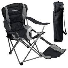 Gigatent Portable Folding Design Adjustable Footrest Cup Holder Carrying Bag Lightweight Outdoor Camping Chairs Camping Chair Outdoor