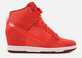 Nike Women S Dunk Sky Hi Essential Sneakers From Finish Line The Iconic Nike Dunk Get A Women S Touch With The Red Nike Dunk Sky Hi Essential Wedge Sneaker Womens Sneakers Nike Shoes For Sale Sneakers Looks