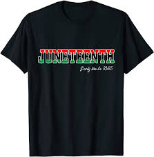 ⬅ back to juneteenth gear. Amazon Com Juneteenth Day Freedom Party Like It S 1865 Pan African Flag T Shirt Clothing