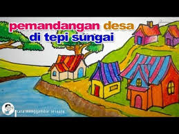Beberapa pengguna juga dapat memanfaatkan perintah lainnya seperti pedit ataupun boundary. Menggambar Pemandangan Sungai