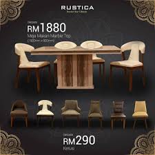 A rustic dining table, whether made in a wood slab or live edge dining table design, both are stunning. Rustica Furniture Tampoi Utama Perling Photos Facebook