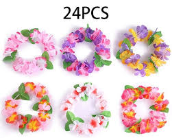 Birthday Party Supplies List Amazon Com Jollylife 24pcs Luau Tropical Hawaiian Headband Headpiece Leis Summer Tiki Pool Mahalo Flower Party Decorations Fa Luau Party Decorations Luau Party Supplies Moana Birthday Party Supplies
