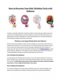 Guests will love these tropical island desserts. How To Decorate Your Kids Birthday Party With Balloons