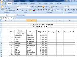 Hingga saat ini masih ada perusahaan yang belum tertib memberikan slip gaji karyawan. Cara Membuat Laporan Gaji Pada Excel