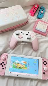 My Pink Nintendo Switch Video Game Room Design Kawaii Room Nintendo