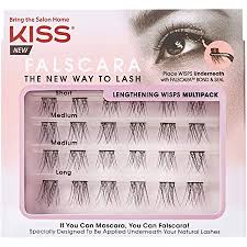 Apply a very light coat of whisper light™ in black through your natural lashes and wait 30 seconds to one minute. Amazon Com Kiss Falscara Diy Eyelash Extension Lengthening Wisps Featherlight Synthetic Reusable Artificial Eyelashes Multipack Of 24 Mini Lash Clusters For That Authentic Eyelash Extension Look Beauty