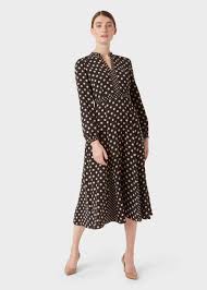 Hobbs Polka Dot Dress 2024