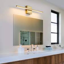 Light Brushed Gold Led Vanity Bar