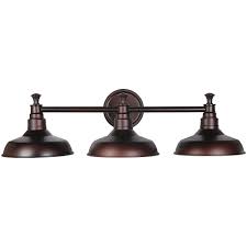 Design House 520320 Kimball Industrial Farmhouse 3 Light Indoor Bathroom Vanity Light With Metal Shades For Over The Mirror Coffee Bronze Walmart Com In 2020 Farmhouse Vanity Lights Bathroom Vanity Lighting Vanity Lighting