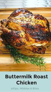 Buttermilk Roast Chicken Recipe Baked Chicken Recipes Easy Recipes Chicken Recipes