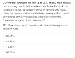 Solved Total Cholesterol Values From The Nhanes Participa