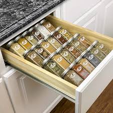 Simply swapping out the old for a new design can instantly upgrade your kitchen without having to change the setup of your cabinets. Buy Lynk Professional Spice Rack Tray Heavy Gauge Steel 4 Tier Drawer Organizer For Kitchen Cabinets 10 1 4 Medium Silver Metallic Online In Turkey B07pgql462