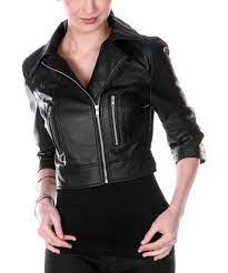Pin By Amanda Leighton On Cool Threads Cropped Faux Leather Jacket Faux Leather Jacket Women Leather Jacket
