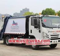 China ISUZU 8 Yard Rear Loader Garbage Truck Manufacturers ...
