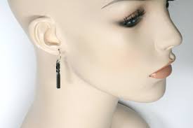 Iron Twist Earrings, 6th Anniversary, Gift for Wife, Modern Jewelry