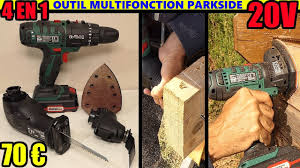 Outil Multifonction 4 En 1 Parkside Lidl 20v Perceuse Scie Sabre Ponceuse X20vteam Pkga 20 Li A1 Youtube