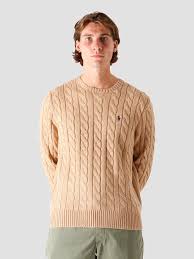 Shop the latest collection of polo ralph lauren hoodies for men online at macys.com. Polo Ralph Lauren Driver Cn Knitted Sweater Camel Melange 710775885014 Freshcotton