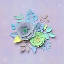 Maybe you would like to learn more about one of these? 3d Render Digital Illustration Paper Flowers Floral Bouquet Nature Background Pastel Colors Stock Photo Picture And Royalty Free Image Image 93400213