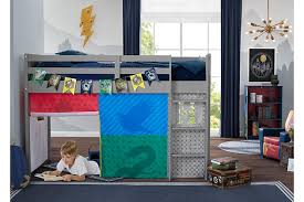 Add a tent to the bunk bed, and you have a new avenue for creative exploring in your child's mind. Delta Children Harry Potter Loft Bed Tent Curtain Set For Low Twin Loft Bed Bed Sold Separately Ashley Furniture Homestore
