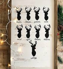 Santa S Reindeer Wood Sign Reindeer Wall Art Reindeer Etsy Christmas Signs Wood Santa And Reindeer Wood Signs